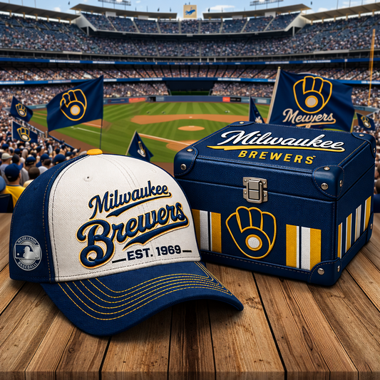 MIL X MLB Premium Baseball Fan Cap NAK NHT