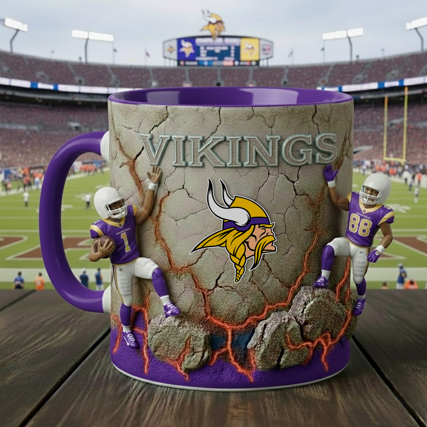 MIN X NFL Coffee Accent Mug - Personalized Gifts NAK NHT