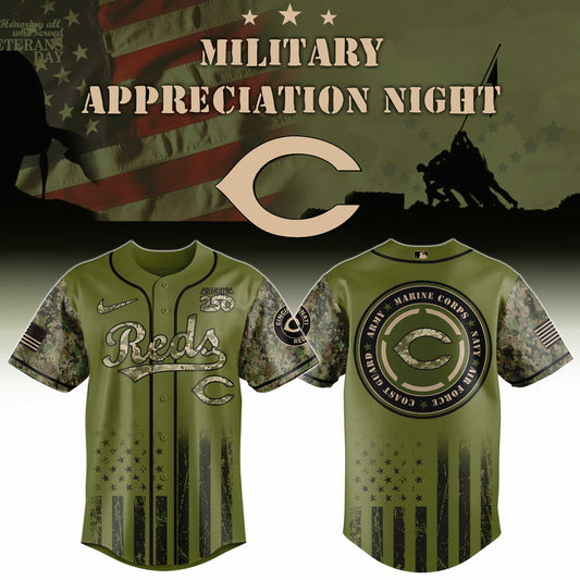 MLB x CIN Military Baseball Jersey HLP HLPHUONG