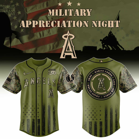 MLB x LAA Military Baseball Jersey HLP HLPHUONG