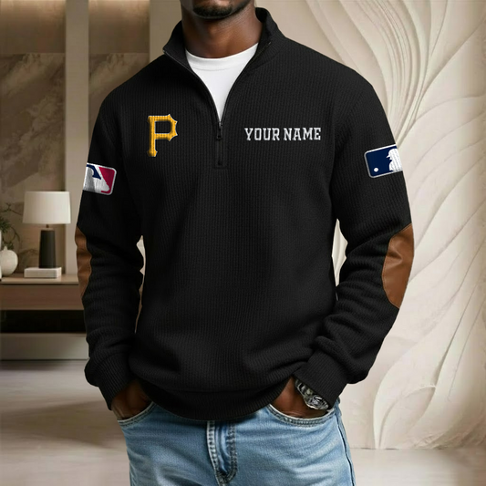 MLB x PP Custom Name Stand Collar Half-zip Sweatshirt HLP HLPHUONG