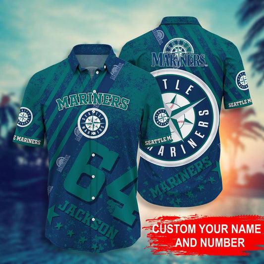 MLB x SEA Personalized Hawaiian Shirt HLP HLPHUONG
