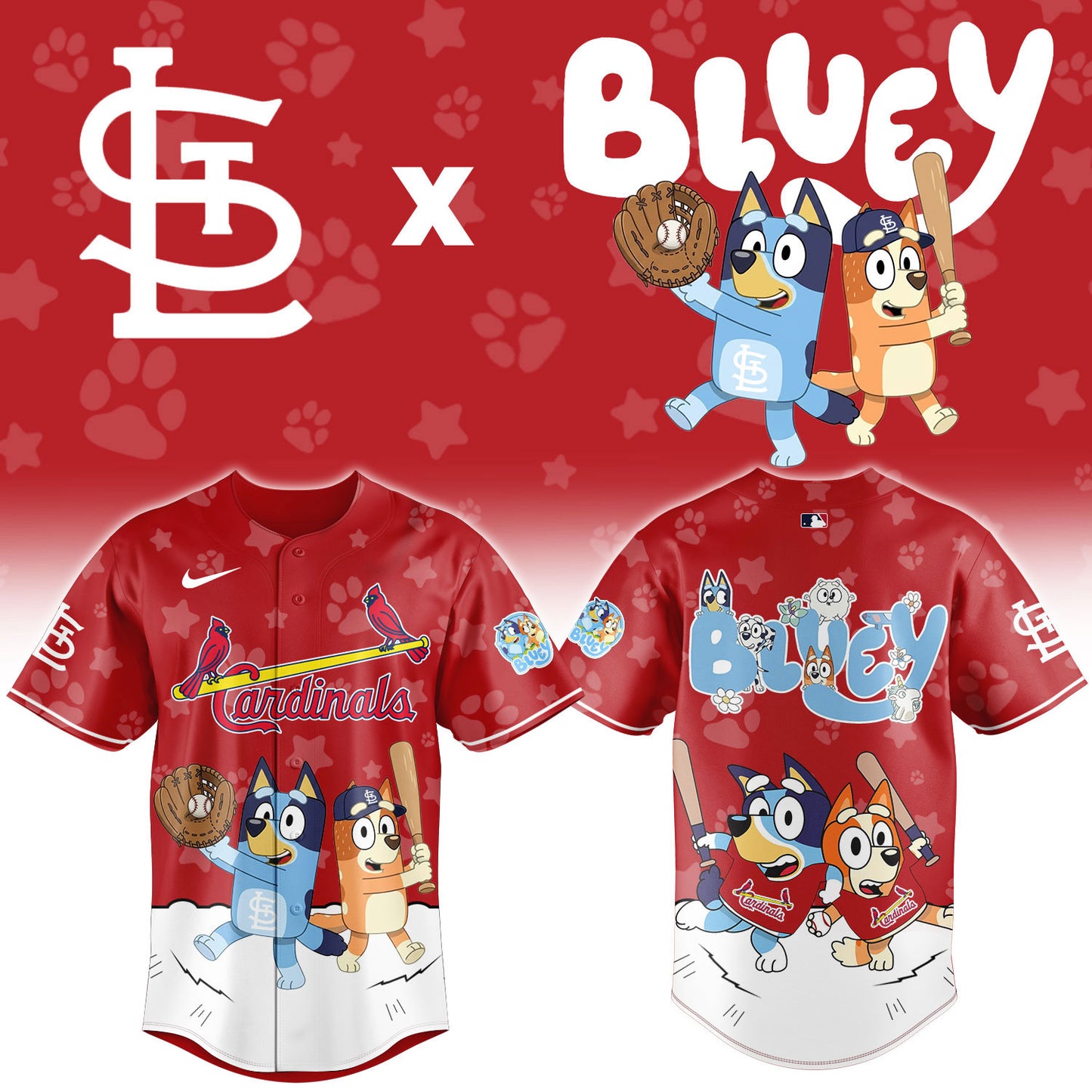 MLB x SL Bluey Baseball Jersey HLP HLPHUONG