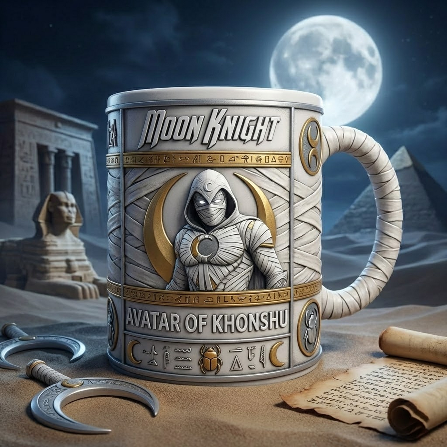 MOO X MARVEL LEGEND RELIEF MUG NAK NHT