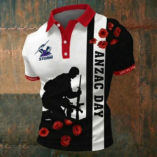 MS + NRL ANZAC Day Special Edition Honour & Pride Polo NAK TTT