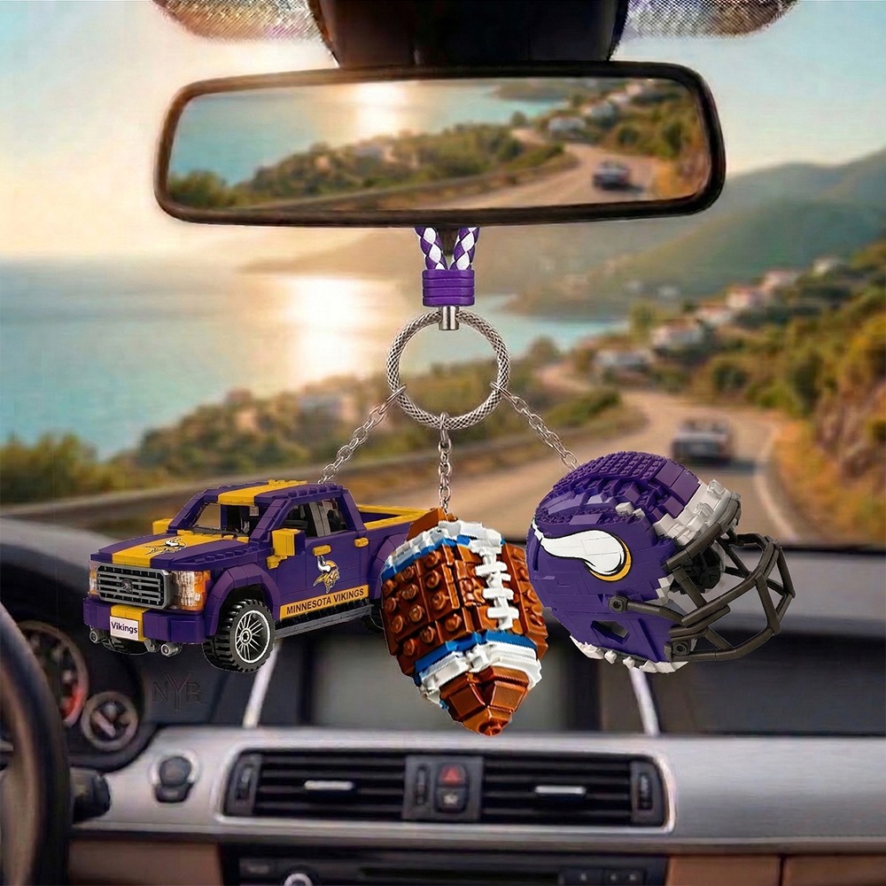 MV x NFL lego Team Helmet & Truck NAK TTT