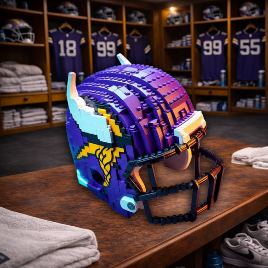 MV x NFL Teams Helmets Armed With Lego-Like Blocks DDT CTND
