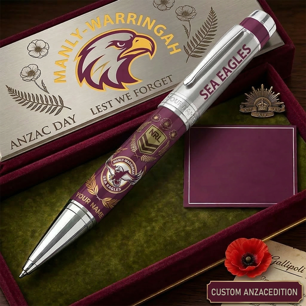 MW_NRL Custom Name Ballpoint Pen Gift For Fans - Limited Edition NAK TTT