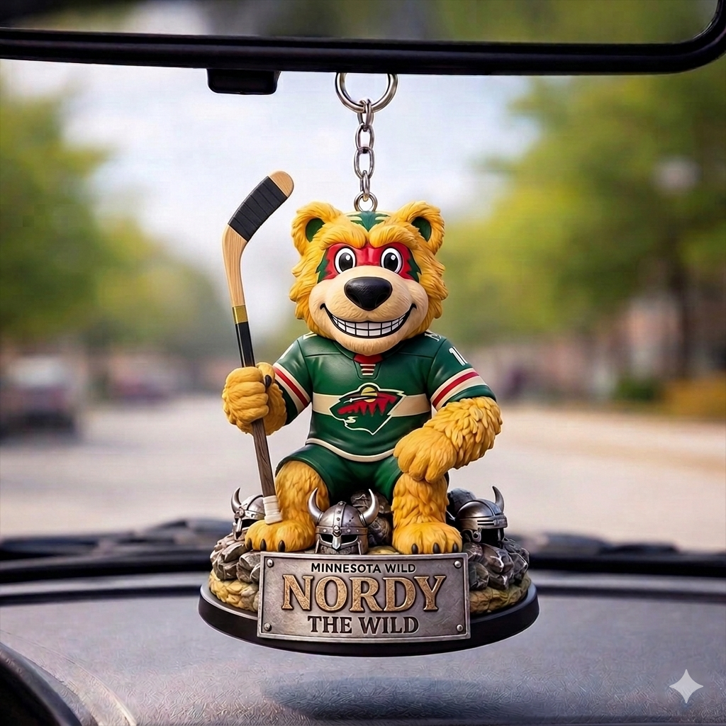 MW x NHL Guardian Mascot Car Decor NAK TTT