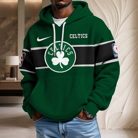 NBA x BOS Basketball Waffle Hoodie HLP HLPHUONG