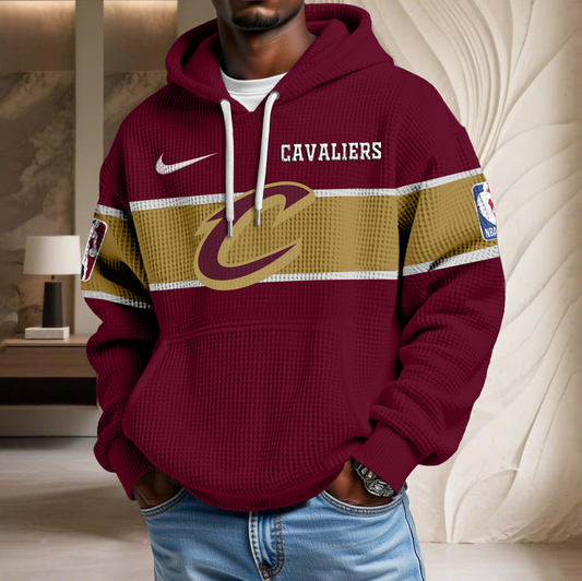 NBA x CLE Basketball Waffle Hoodie HLP HLPHUONG