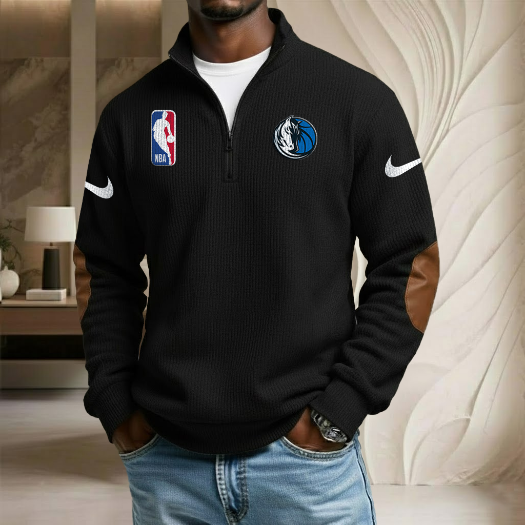 NBA x DAL Sport Team Stand Collar Half-zip Sweatshirt HLP HLPHUONG