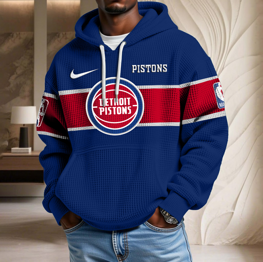 NBA x DET Basketball Waffle Hoodie HLP HLPHUONG