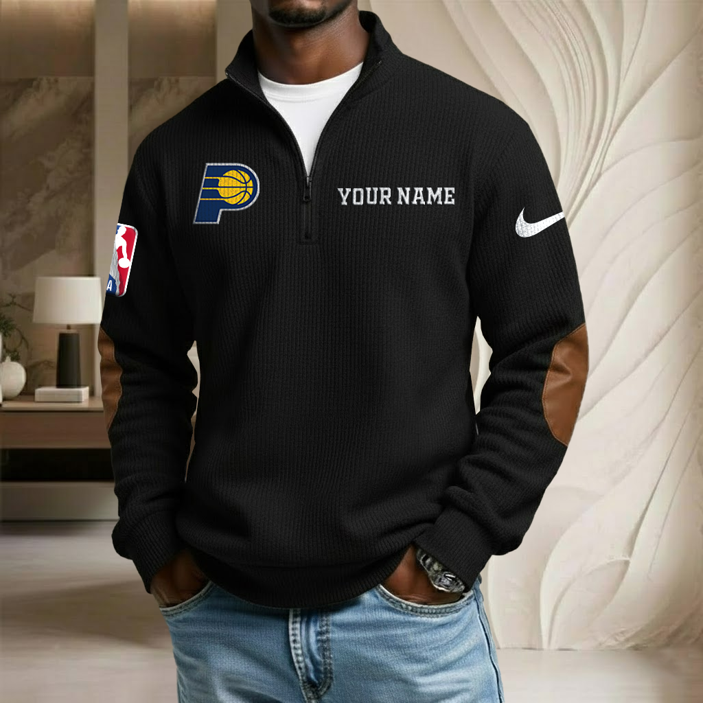 NBA x IND Custom Name Stand Collar Half-zip Sweatshirt HLP HLPHUONG