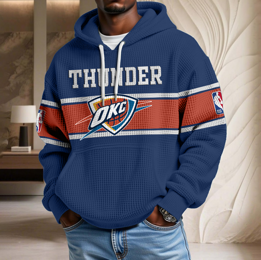 NBA x OKC Waffle Hoodie HLP HLPHUONG