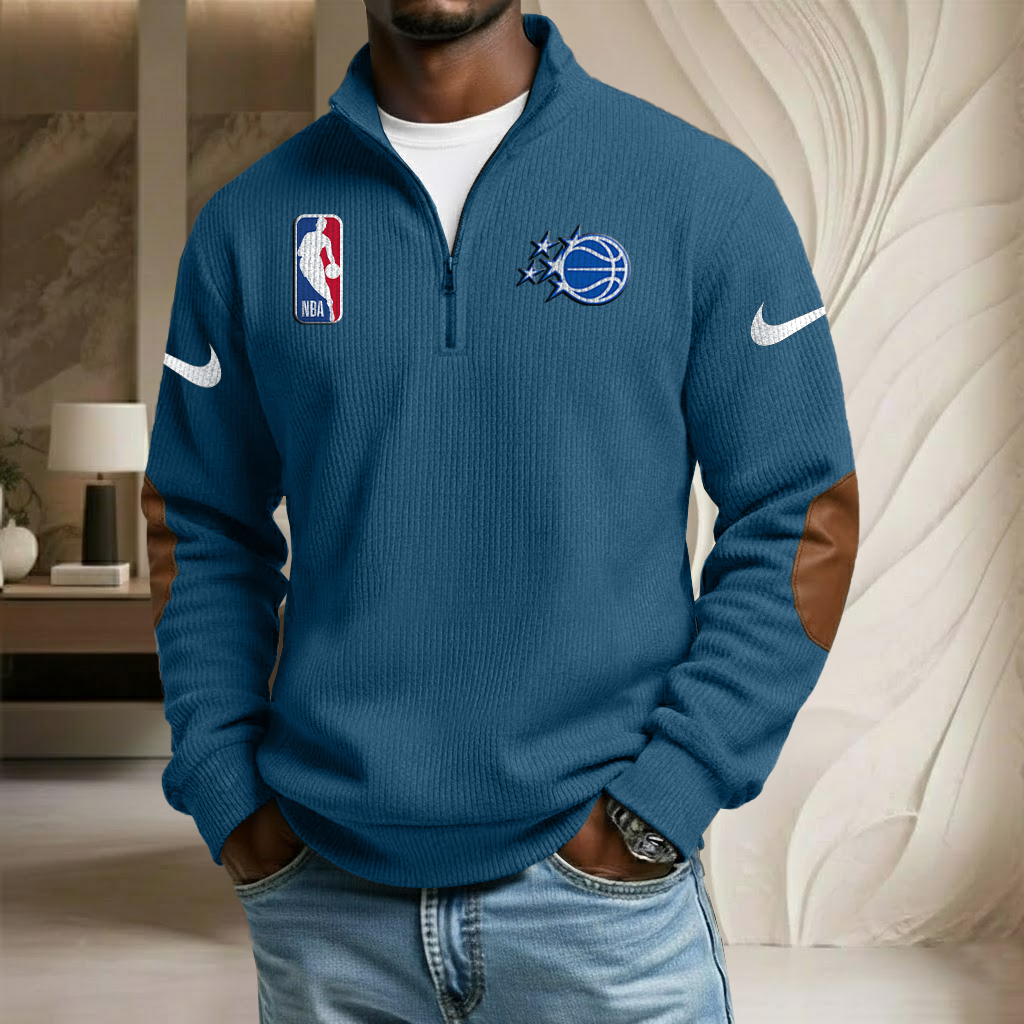 NBA x ORL Sport Team Stand Collar Half-zip Sweatshirt HLP HLPHUONG