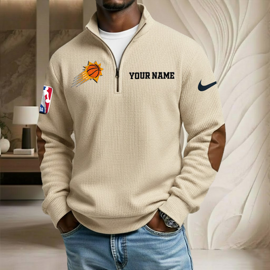 NBA x PHO Custom Name Stand Collar Half-zip Sweatshirt HLP HLPHUONG
