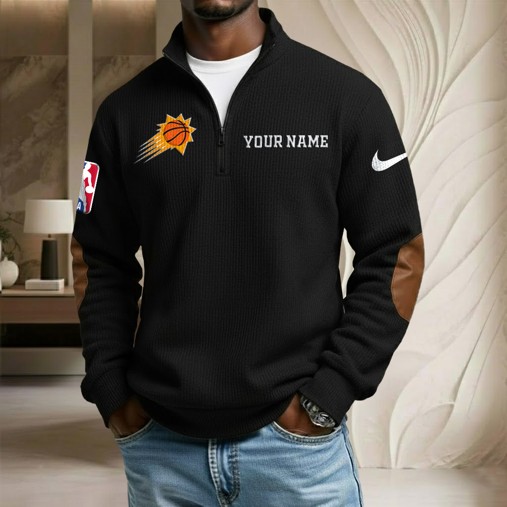 NBA x PHO Custom Name Stand Collar Half-zip Sweatshirt HLP HLPHUONG
