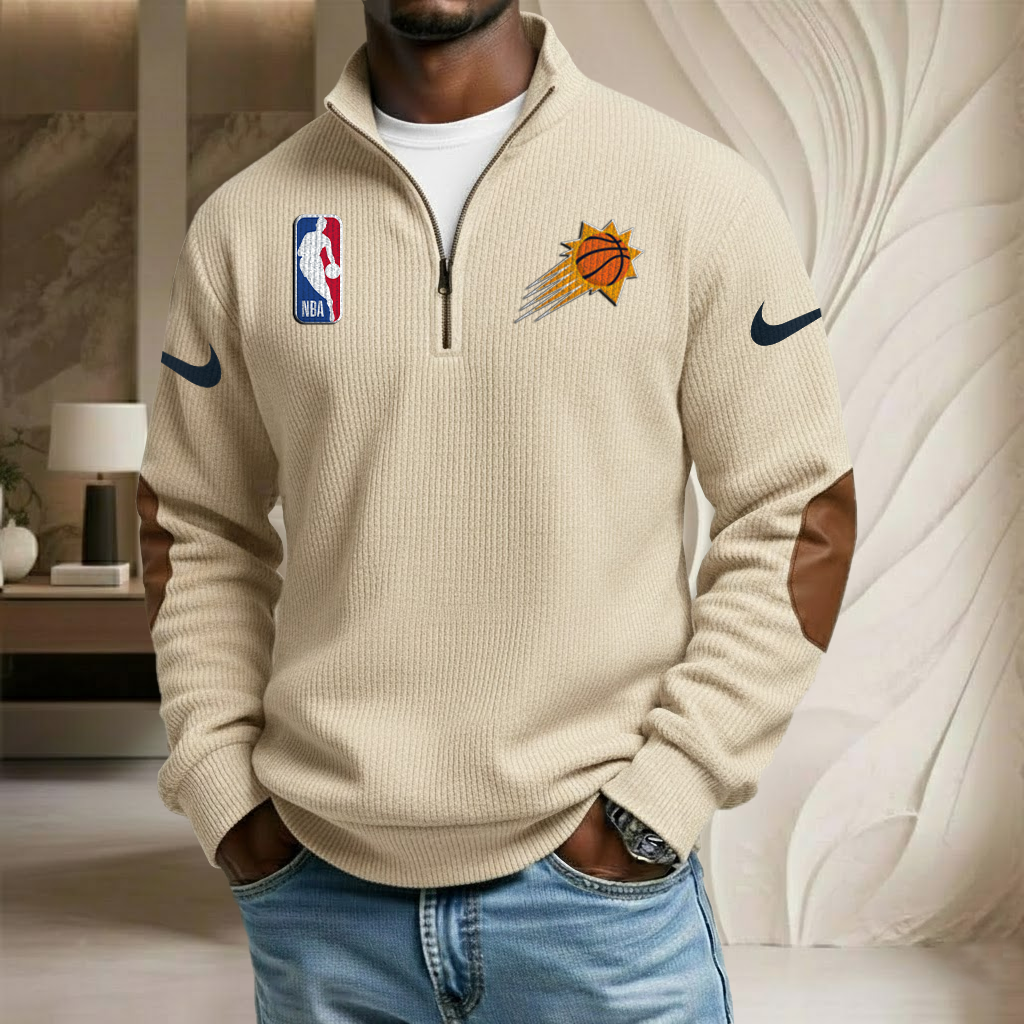 NBA x PHO Sport Team Stand Collar Half-zip Sweatshirt HLP HLPHUONG