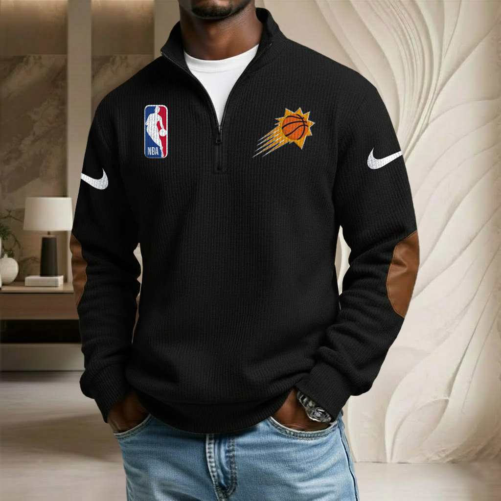 NBA x PHO Sport Team Stand Collar Half-zip Sweatshirt HLP HLPHUONG