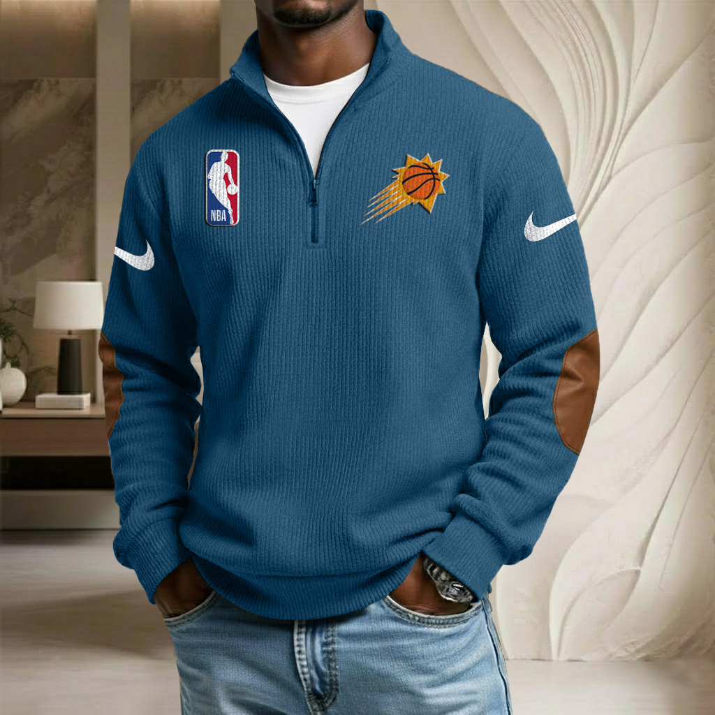 NBA x PHO Sport Team Stand Collar Half-zip Sweatshirt HLP HLPHUONG