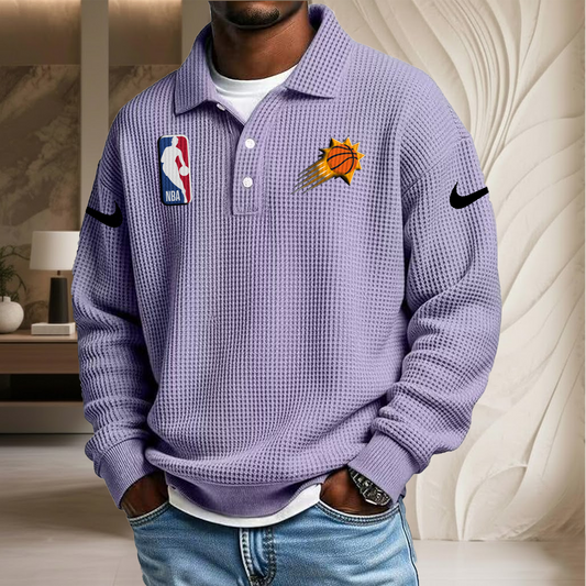 NBA x PS Waffle Three Button Lapel Polo HLP HLPHUONG