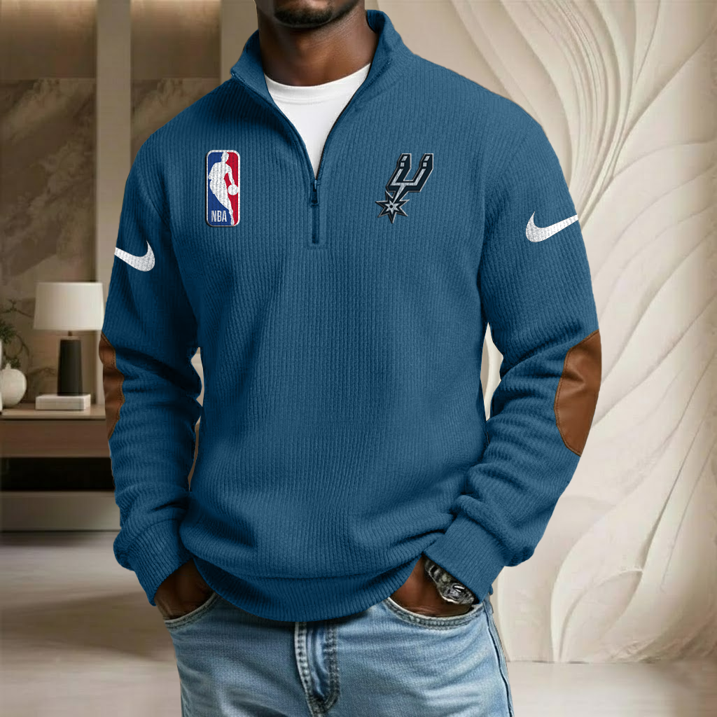 NBA x SA Sport Team Stand Collar Half-zip Sweatshirt HLP HLPHUONG