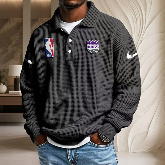 NBA x SK Waffle Three Button Lapel Polo HLP HLPHUONG