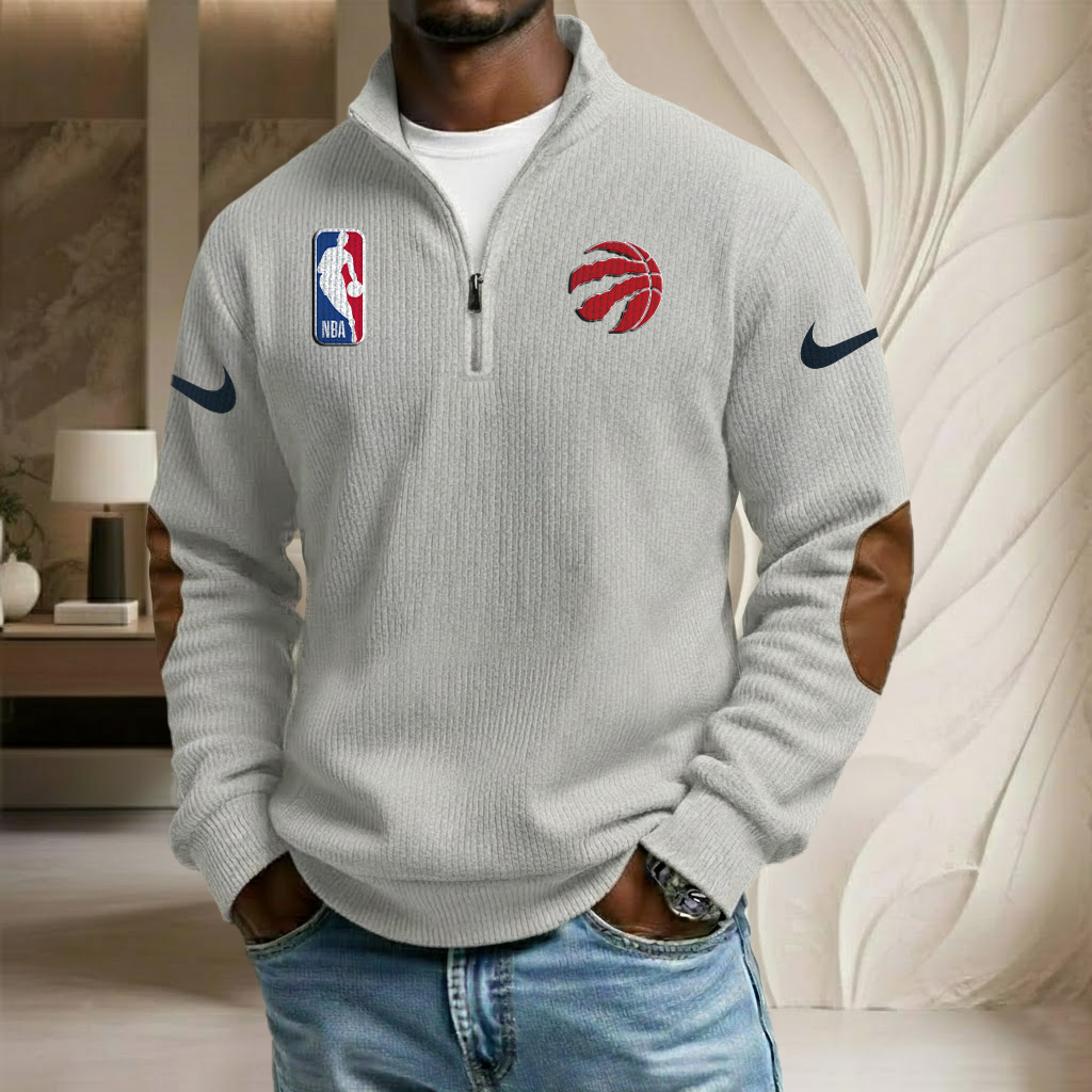 NBA x TOR Sport Team Stand Collar Half-zip Sweatshirt HLP HLPHUONG