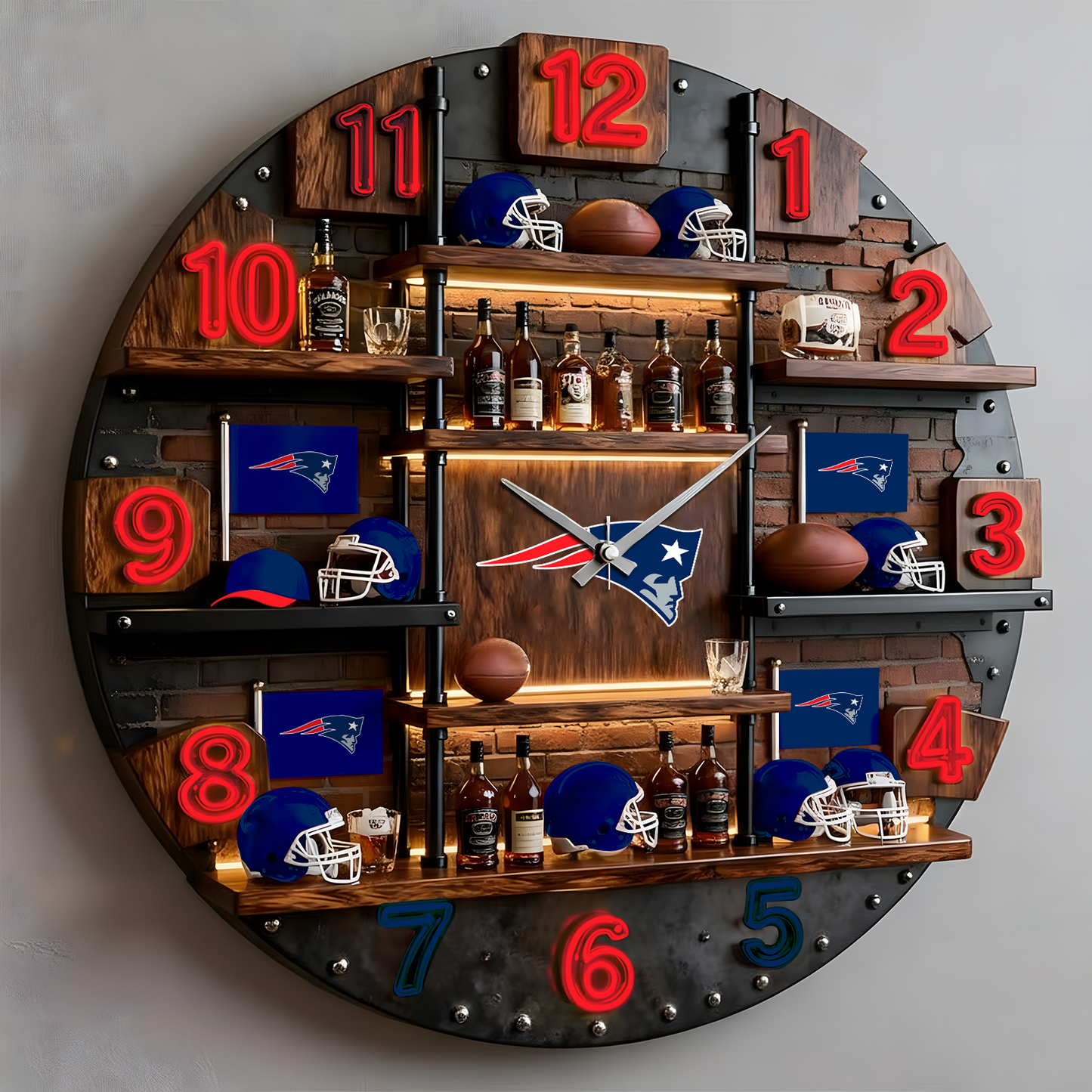 NE X Premium  Illuminated Wall Clock 2026 NAK NHT