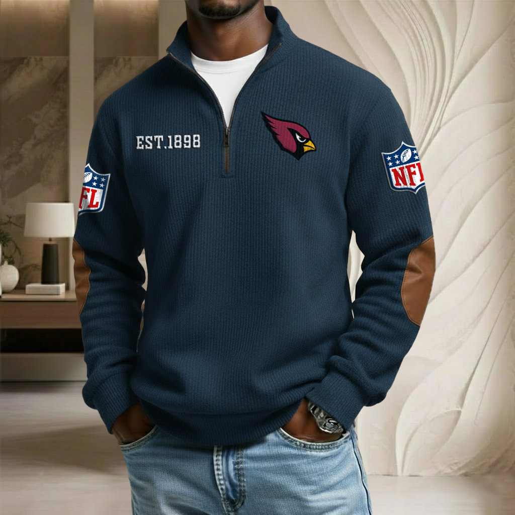 NFL x ARI EST Stand Collar Half-zip Sweatshirt HLP HLPHUONG
