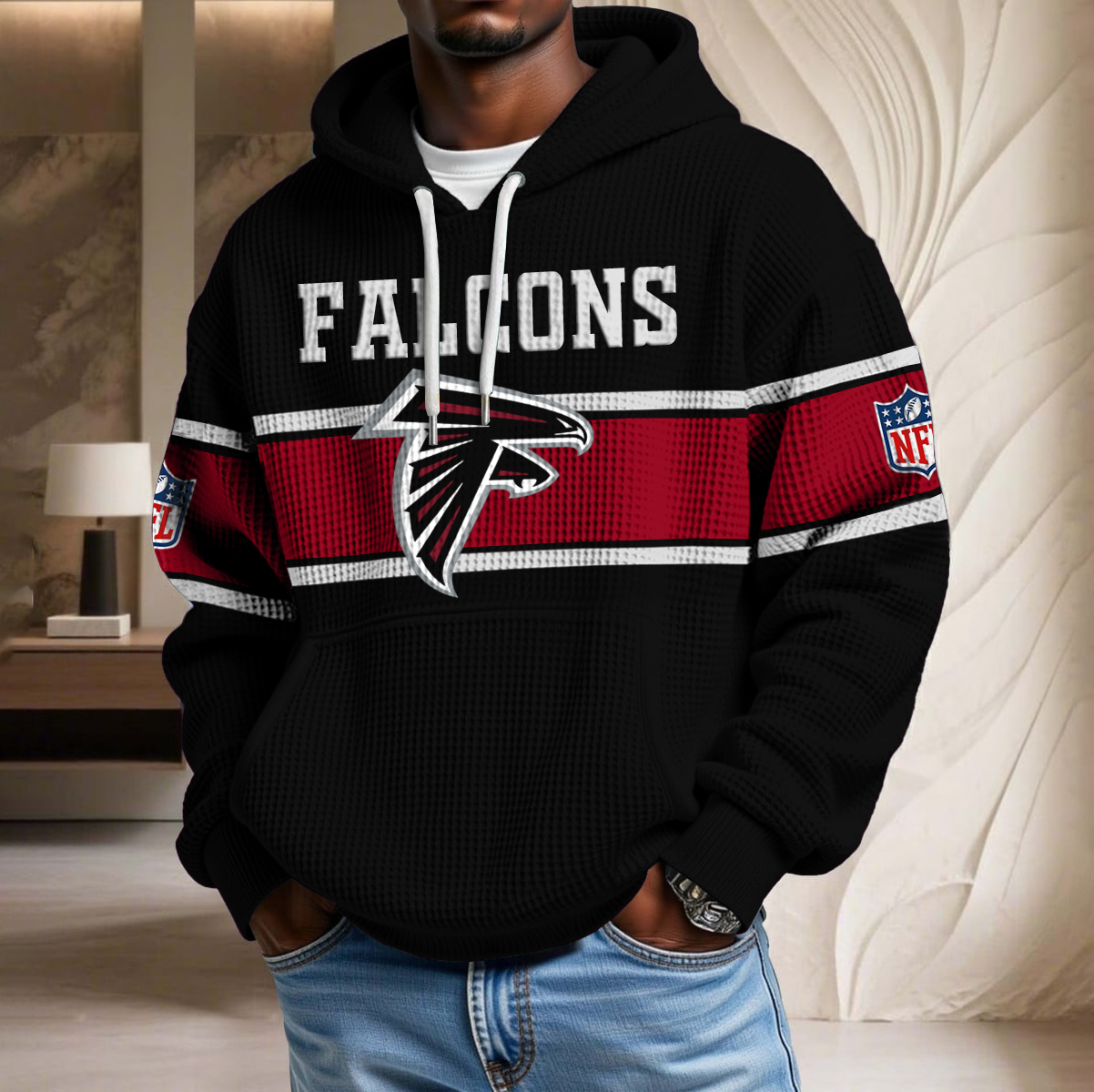 NFL x ATL Waffle Hoodie HLP HLPHUONG