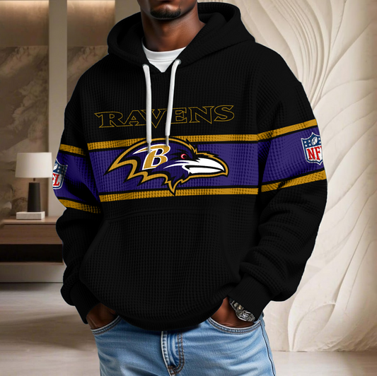 NFL x BAL Black Version Waffle Hoodie HLP HLPHUONG