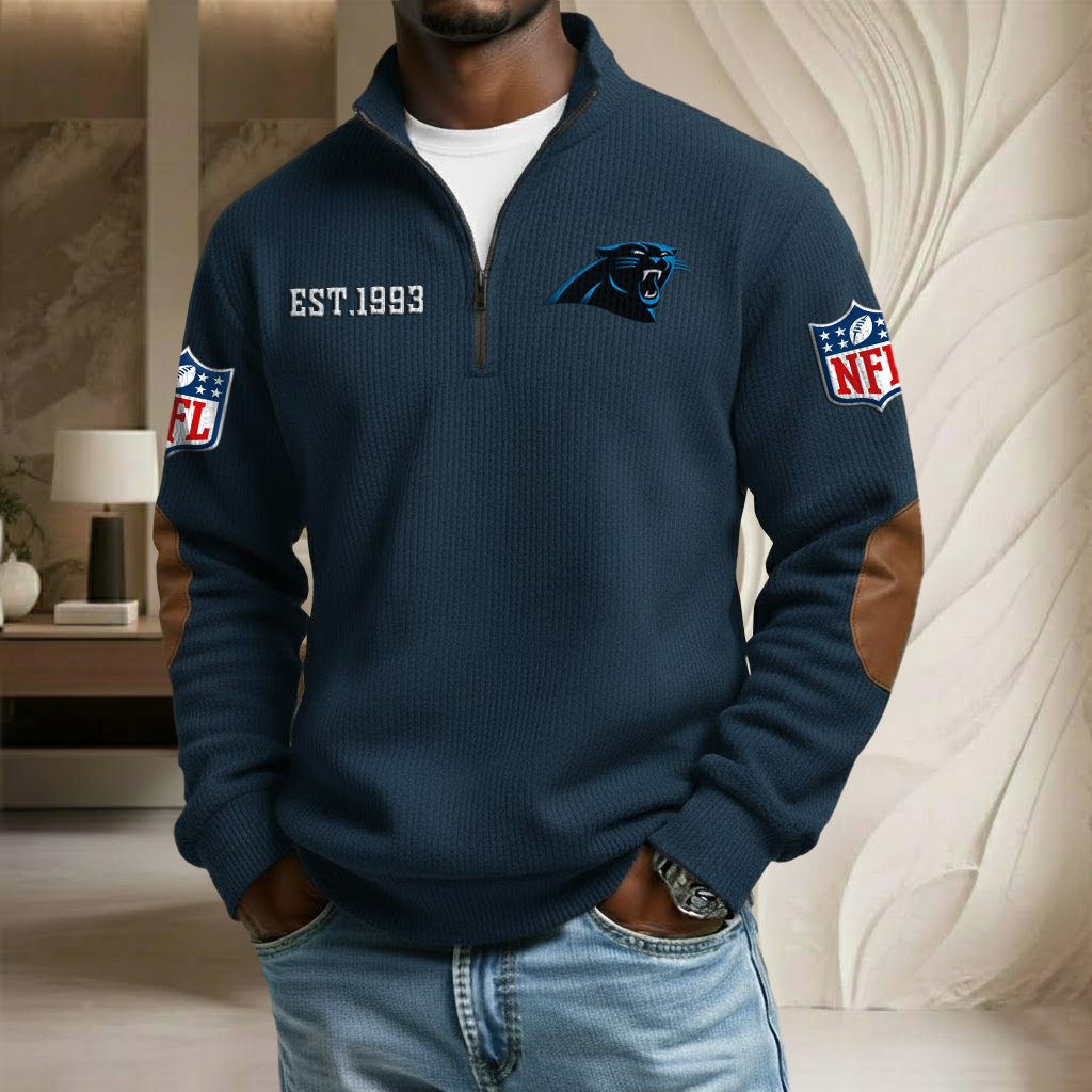 NFL x CAR EST Stand Collar Half-zip Sweatshirt HLP HLPHUONG