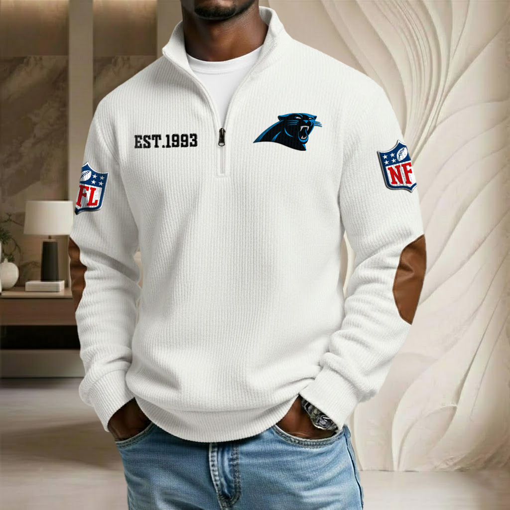NFL x CAR EST Stand Collar Half-zip Sweatshirt HLP HLPHUONG