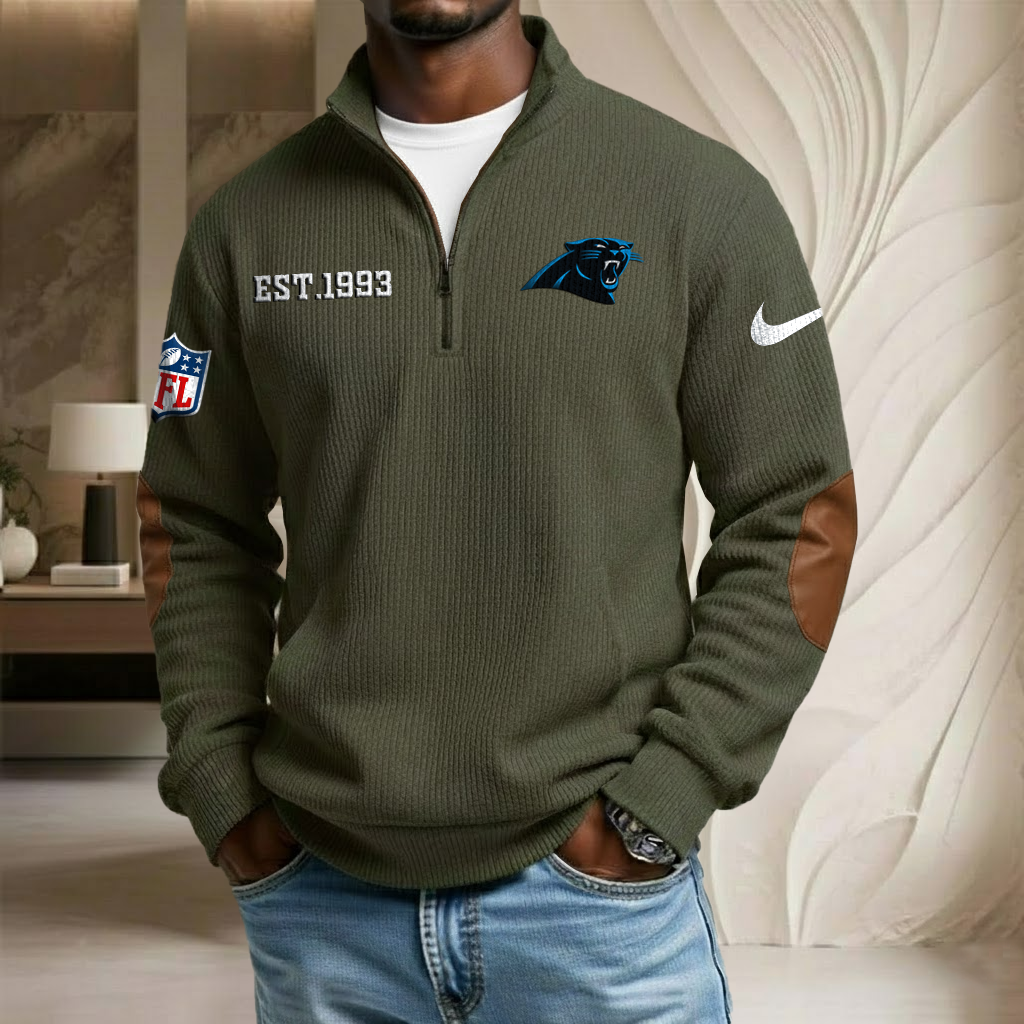 NFL x CAR EST Year Stand Collar Half-zip Sweatshirt HLP HLPHUONG