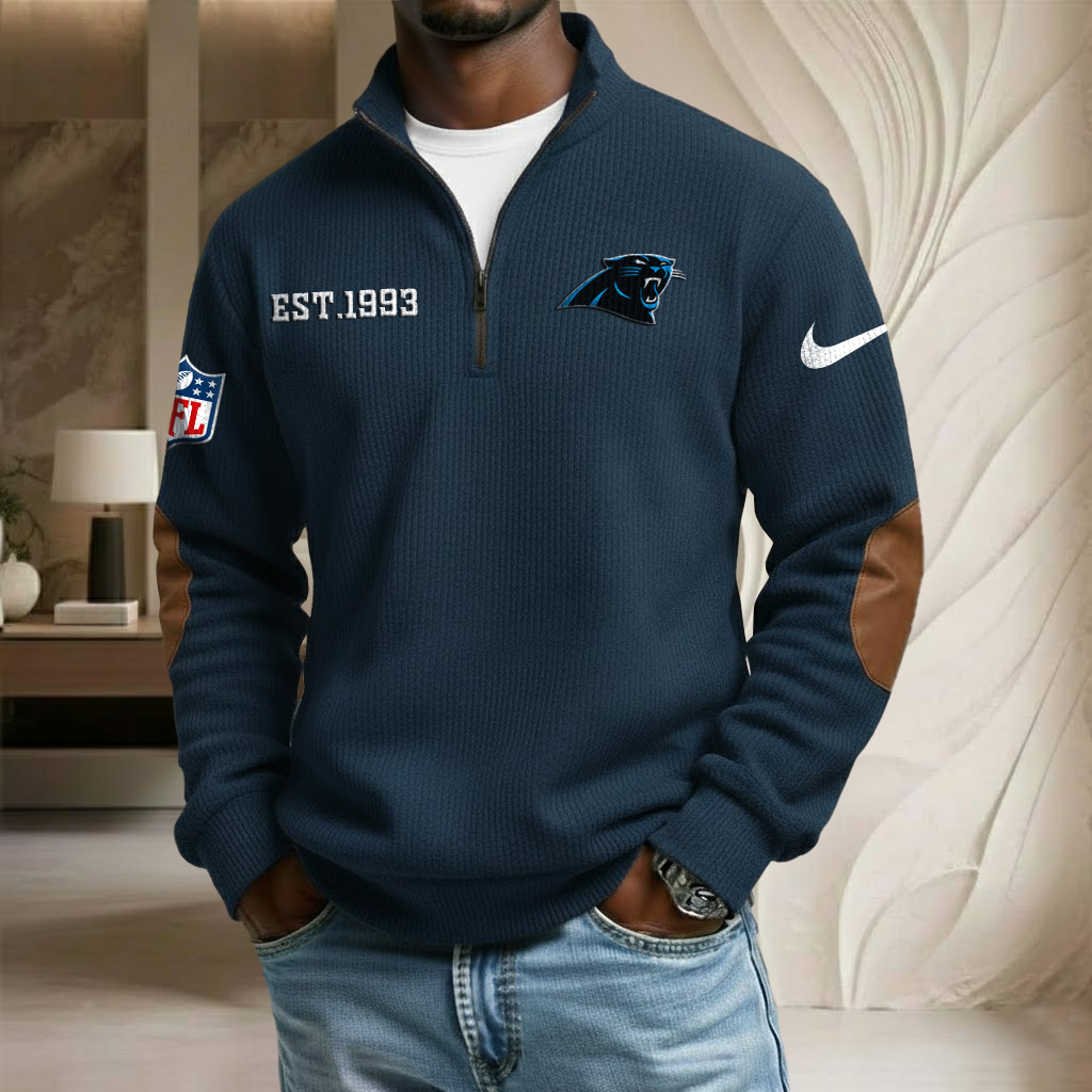 NFL x CAR EST Year Stand Collar Half-zip Sweatshirt HLP HLPHUONG