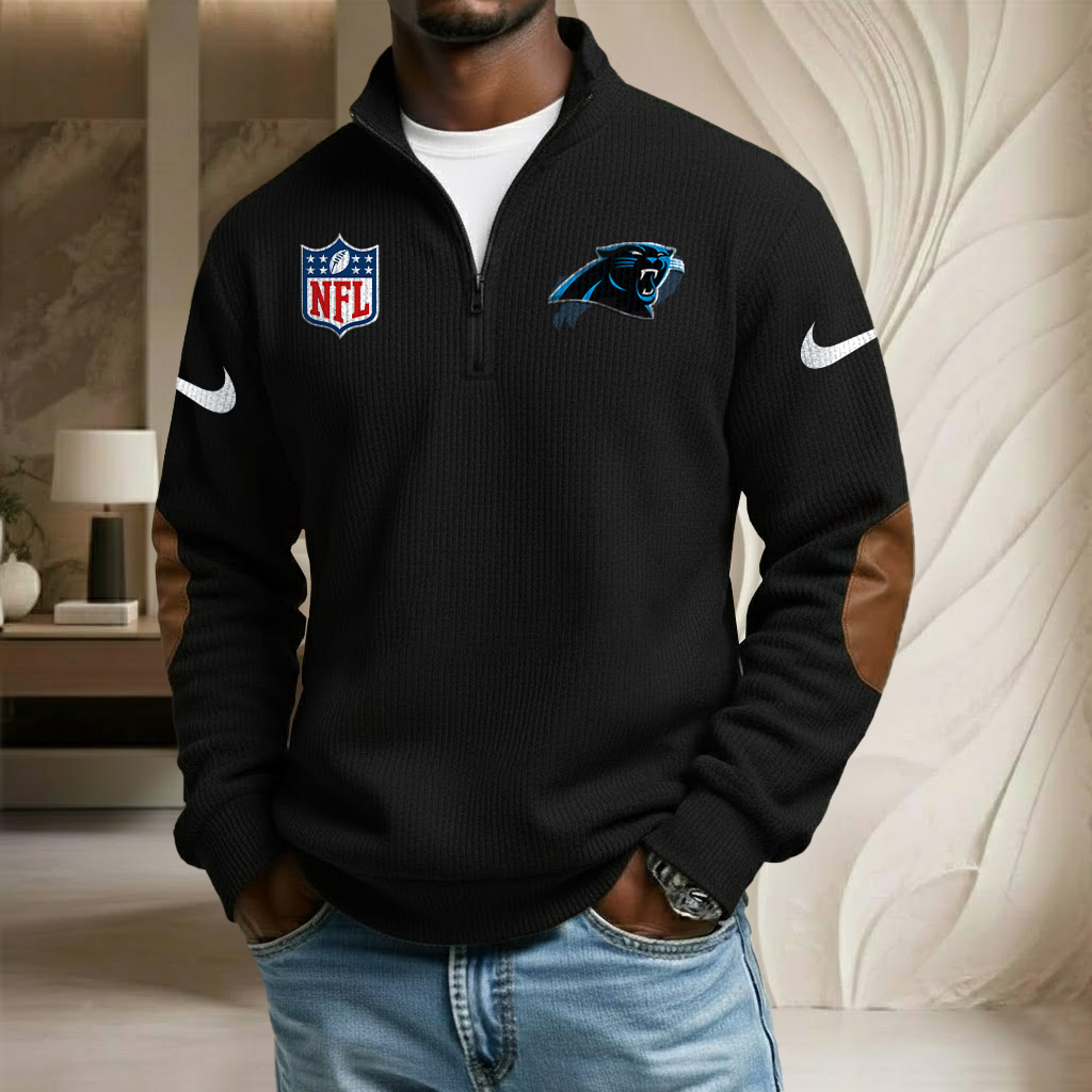 NFL x CAR Sport Team Stand Collar Half-zip Sweatshirt HLP HLPHUONG