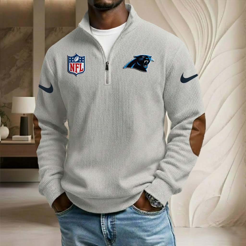 NFL x CAR Sport Team Stand Collar Half-zip Sweatshirt HLP HLPHUONG