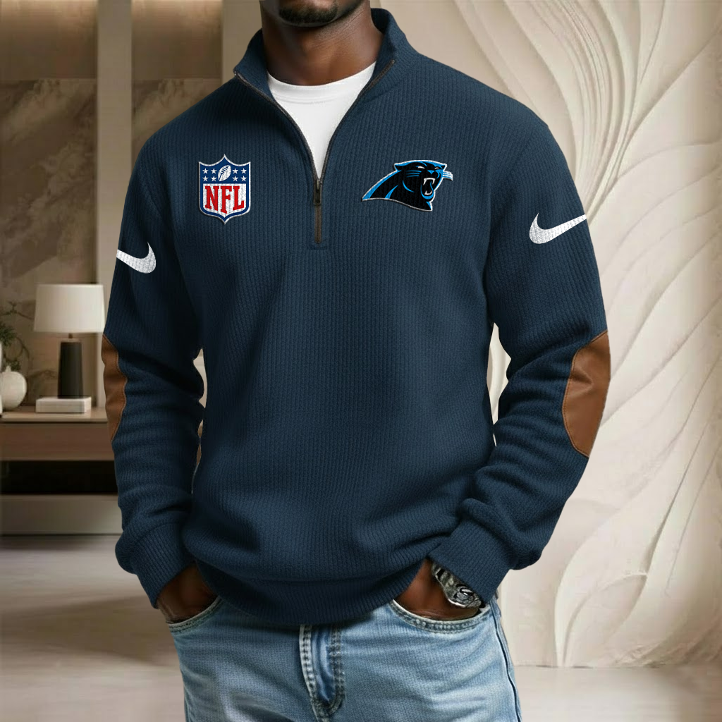 NFL x CAR Sport Team Stand Collar Half-zip Sweatshirt HLP HLPHUONG