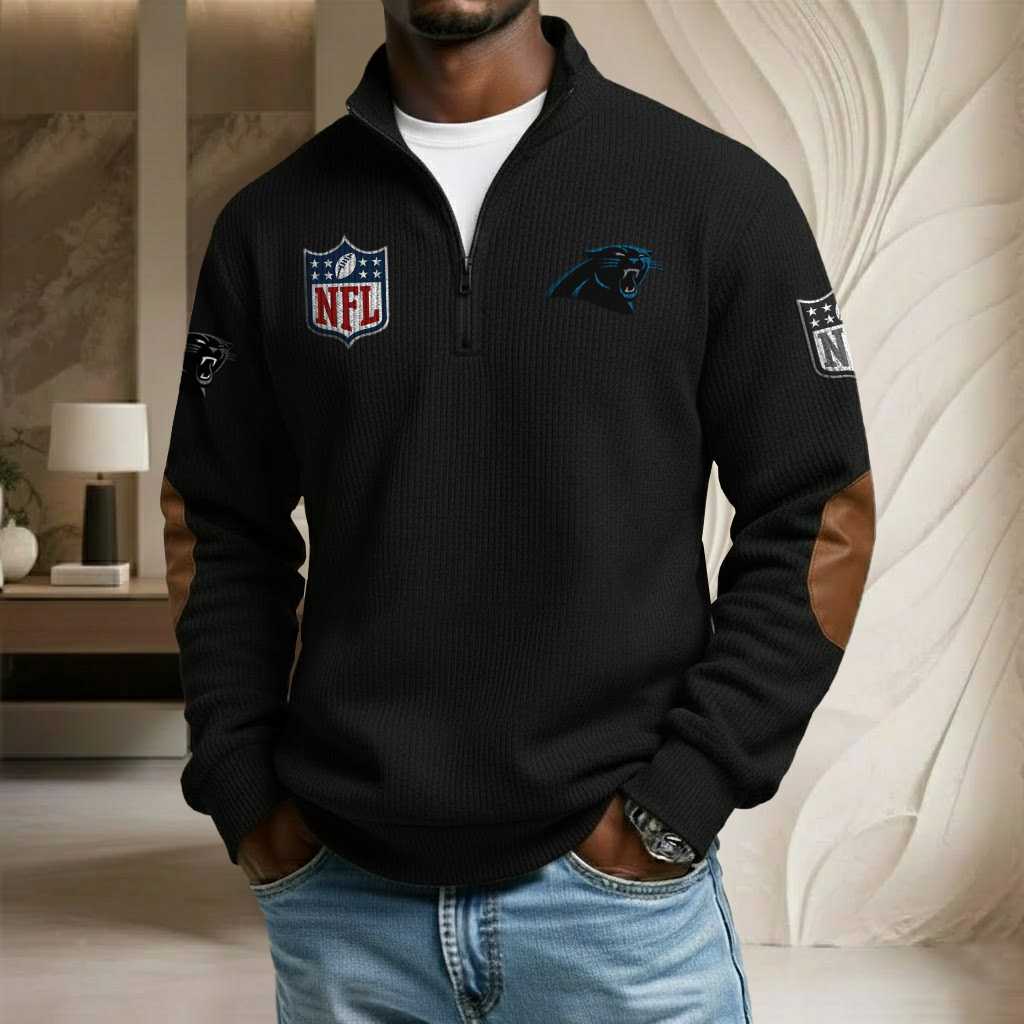 NFL x CAR Stand Collar Half-zip Sweatshirt HLP HLPHUONG
