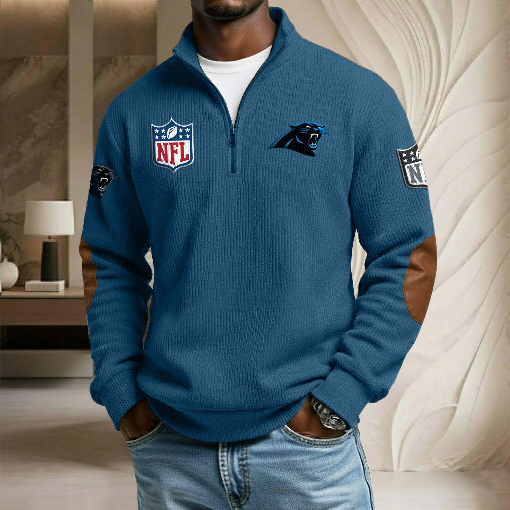 NFL x CAR Stand Collar Half-zip Sweatshirt HLP HLPHUONG