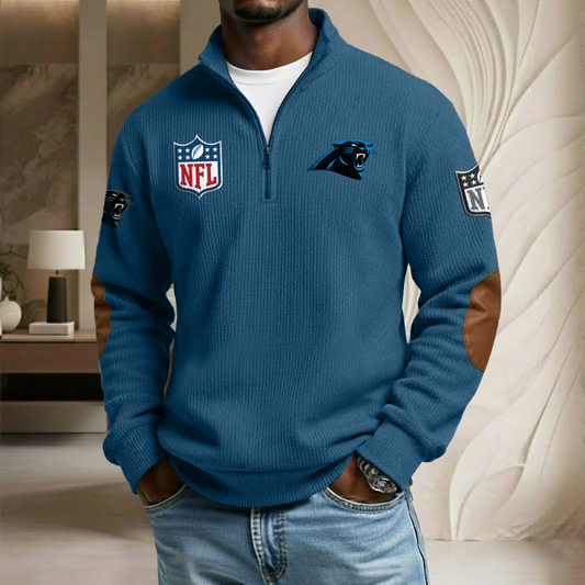 NFL x CAR Stand Collar Half-zip Sweatshirt HLP HLPHUONG