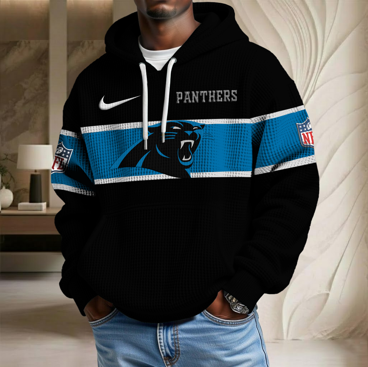 NFL x CAR Team Waffle Hoodie HLP HLPHUONG