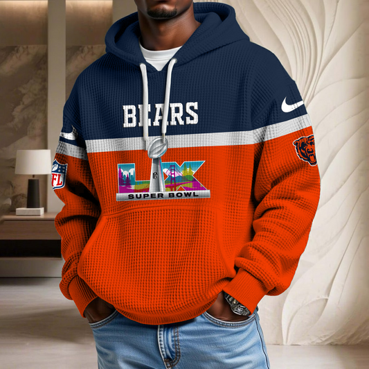 NFL x CHI SB LX Waffle Hoodie HLP HLPHUONG