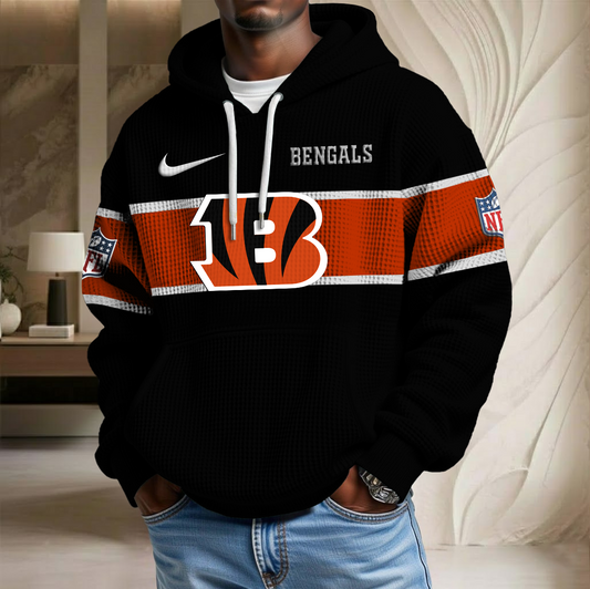 NFL x CIN Team Waffle Hoodie HLP HLPHUONG