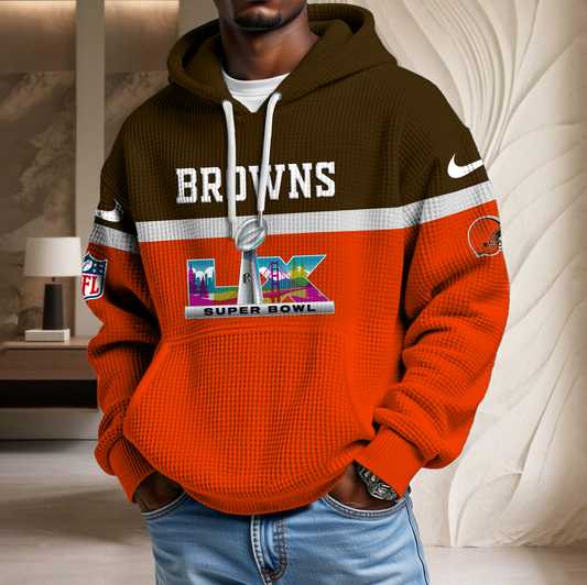 NFL x CLE SB LX Waffle Hoodie HLP HLPHUONG