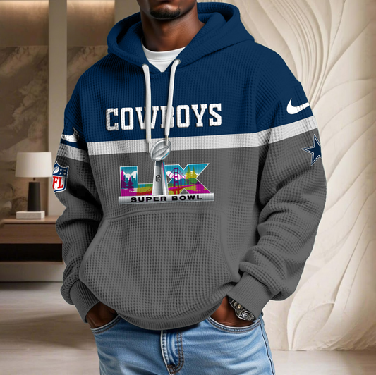 NFL x DAL SB LX Waffle Hoodie HLP HLPHUONG