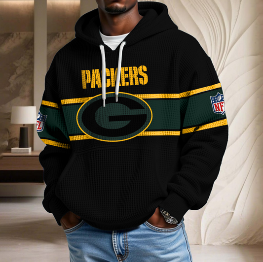NFL x GB Black Version Waffle Hoodie HLP HLPHUONG