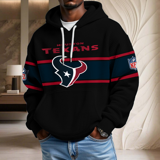 NFL x HOU Black Version Waffle Hoodie HLP HLPHUONG